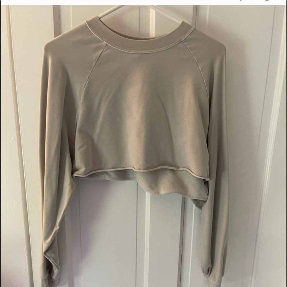 Alo crop sweatshirt
